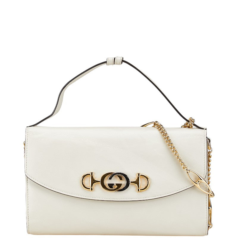 Gucci Zumi 2Way Bag Leather Travel Bag Bag 4