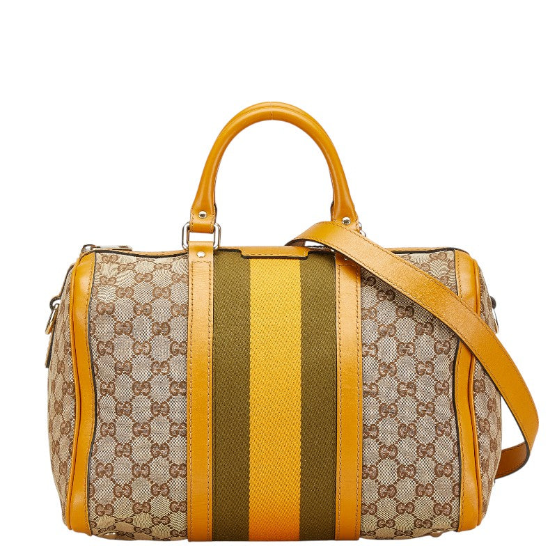 Gucci Sheline 2Way Bag Canvas Travel Bag 2Way Bag