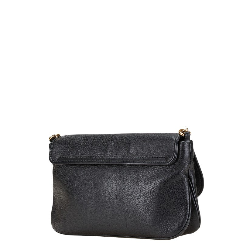 Gucci Shoulder Bag Leather Black 251820