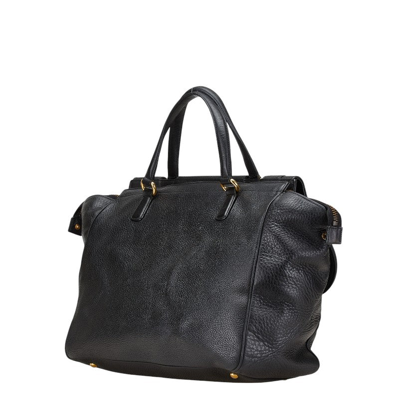 Gucci Double Boston Bag Leather Travel Bag Bag 1