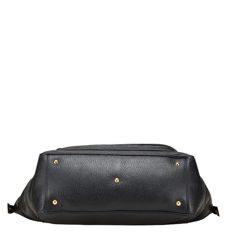 Gucci Double Boston Bag Leather Travel Bag Bag 1