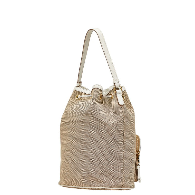 Prada Handbag Handbag Leather Canvas Travel Bag
