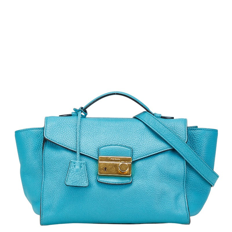 Prada Official Name 2Way Handbag Leather Shoulder Bag