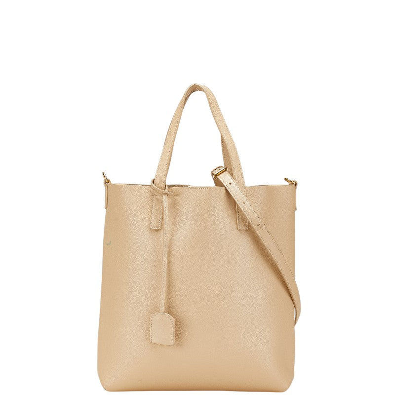 YSL Saint Laurent Shopping 2Way Bag Leather Toy Tote Bag