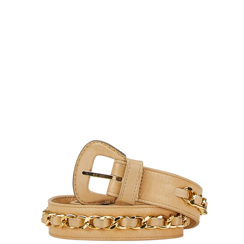 Chanel Chain Leather Belt Bag