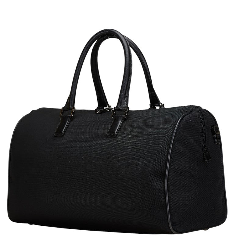 Gucci 2Way Boston Bag Leather Canvas Travel Bag