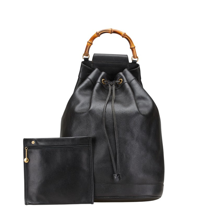 Gucci Bamboo Shoulder Bag Leather