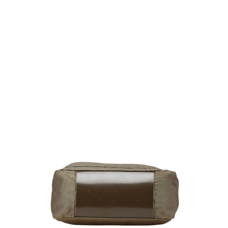Gucci Bamboo 2Way Bag Leather Nylon Travel Bag
