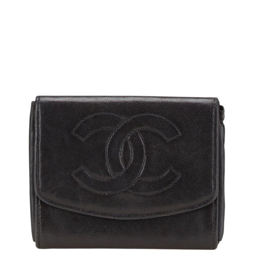 Chanel Coco Mark Leather Coin Case Bag