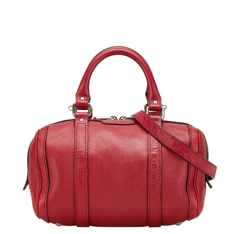 Gucci Micro ssima 2Way Bag Leather Travel Bag