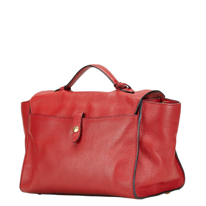 Prada 2Way Bag Leather Travel Bag 8
