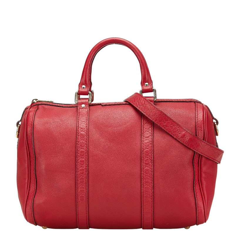 Gucci Microssima 2Way Bag Leather Travel Bag