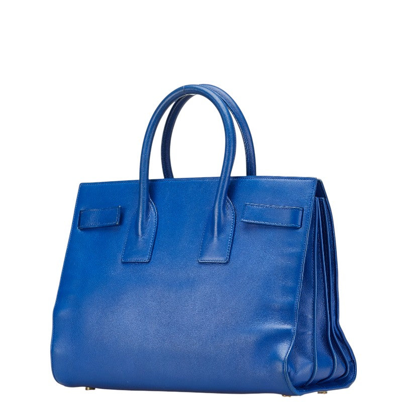 YSL Saint Laurent Sac De Jour 2Way Bag Leather Travel Bag