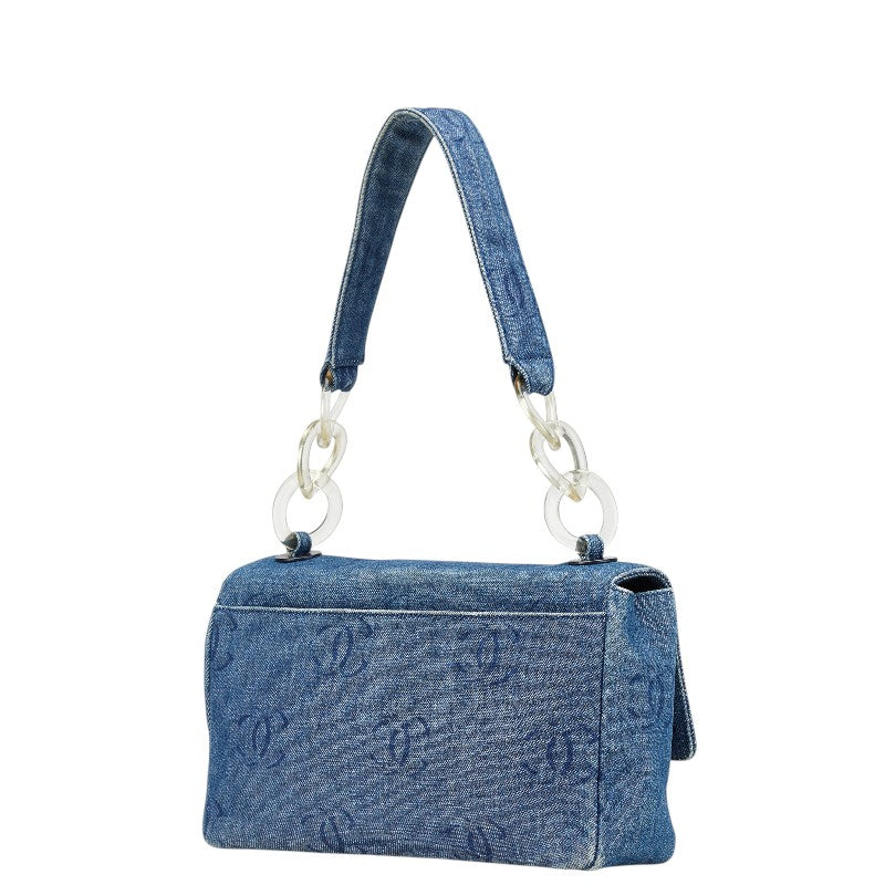 Chanel Coco Mark Denim Shoulder Bag
