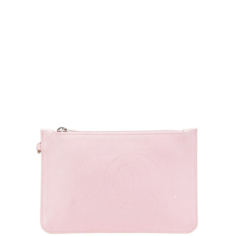 Chanel Coco Mark Calfskin Pouch Bag