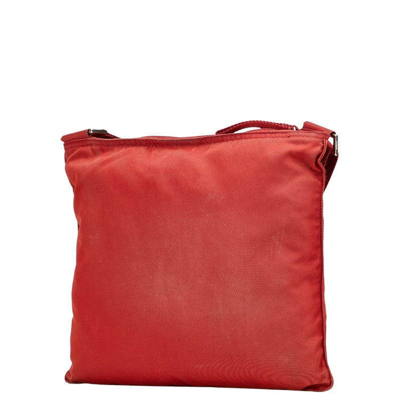 Prada Triangle Plate Shoulder Bag Nylon Logo Shoulder Bag 9