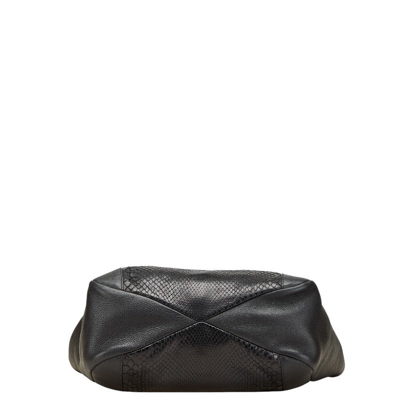 Gucci Python 2Way Bag Leather Travel Bag