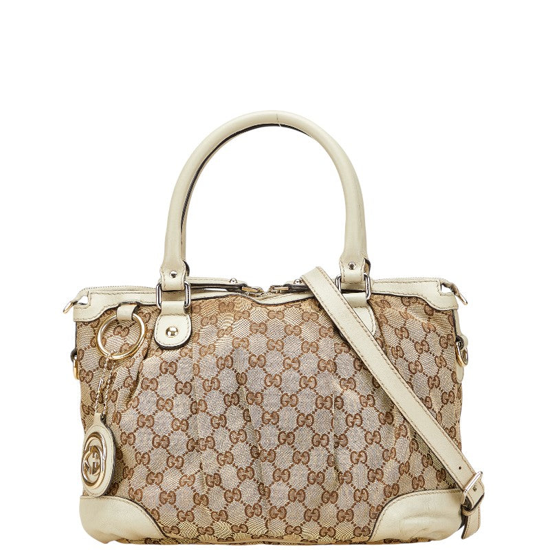 Gucci Sukey 2Way Bag Canvas Travel Bag