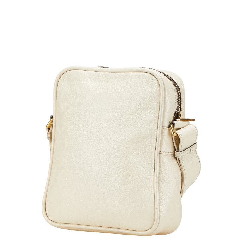 Gucci Print Shoulder Bag Leather Logo