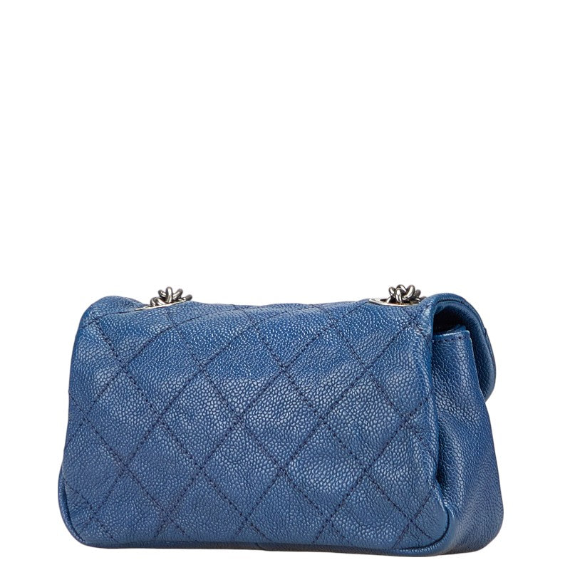 Chanel Coco Mark Matelasse Caviar Skin Shoulder Bag 4