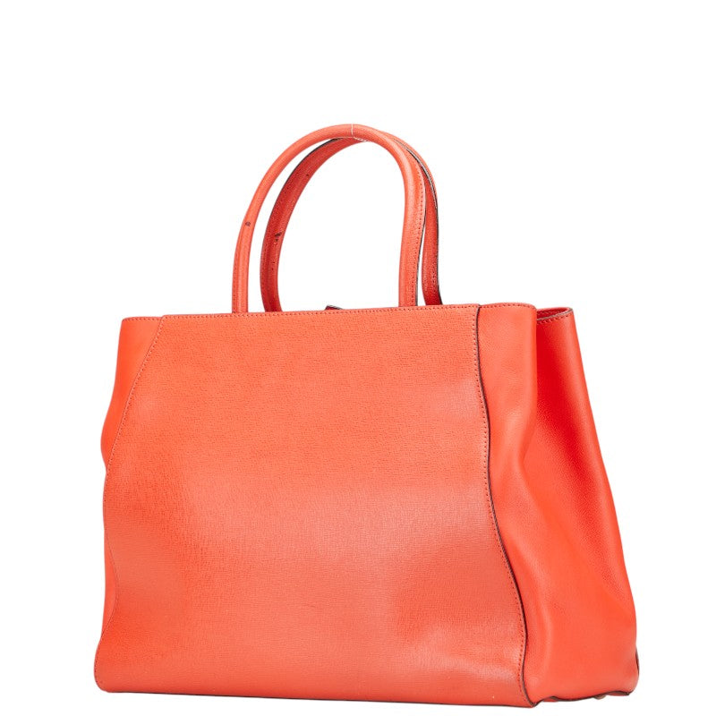 Fendi 2Jours 2Way Bag Leather Travel Bag