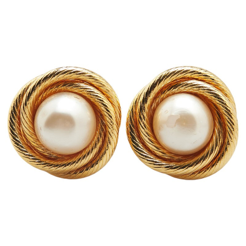 Chanel Pearl   Earrings