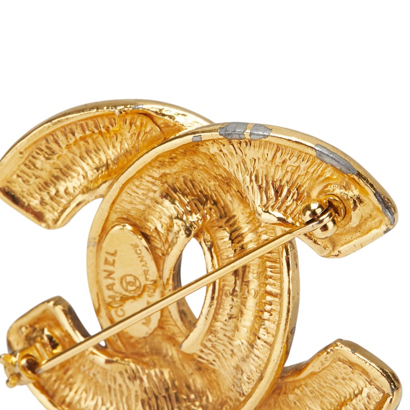 Chanel Coco Mark Matelasse Brooch