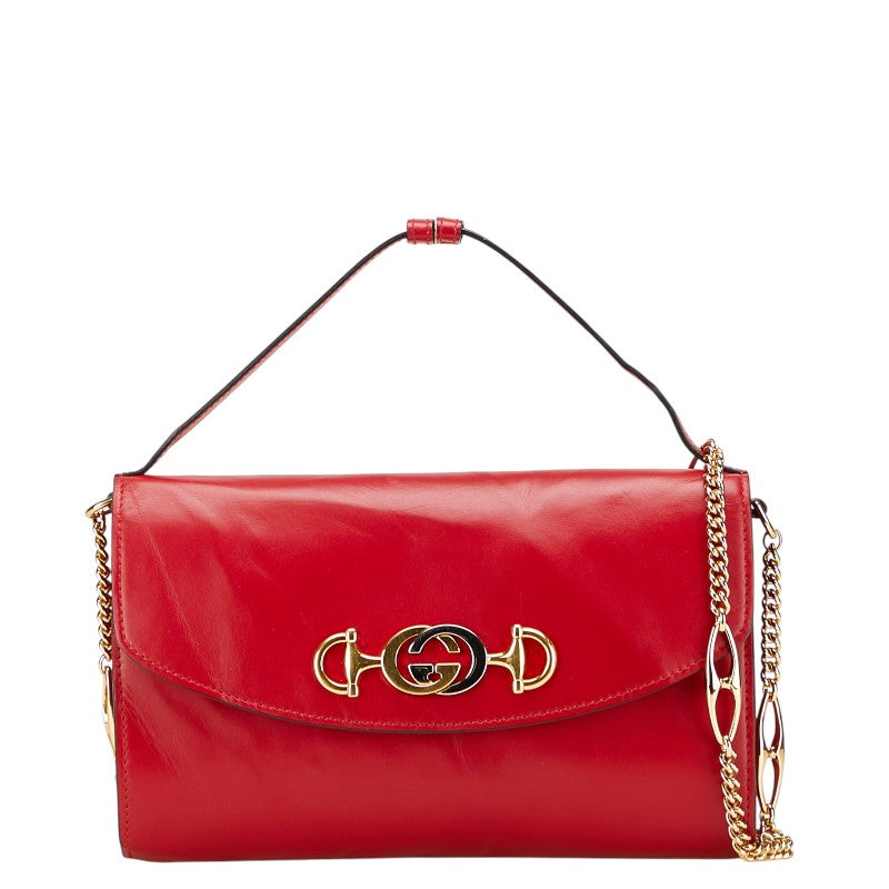 Gucci Zumi 2Way Bag Leather Travel Bag Bag 2