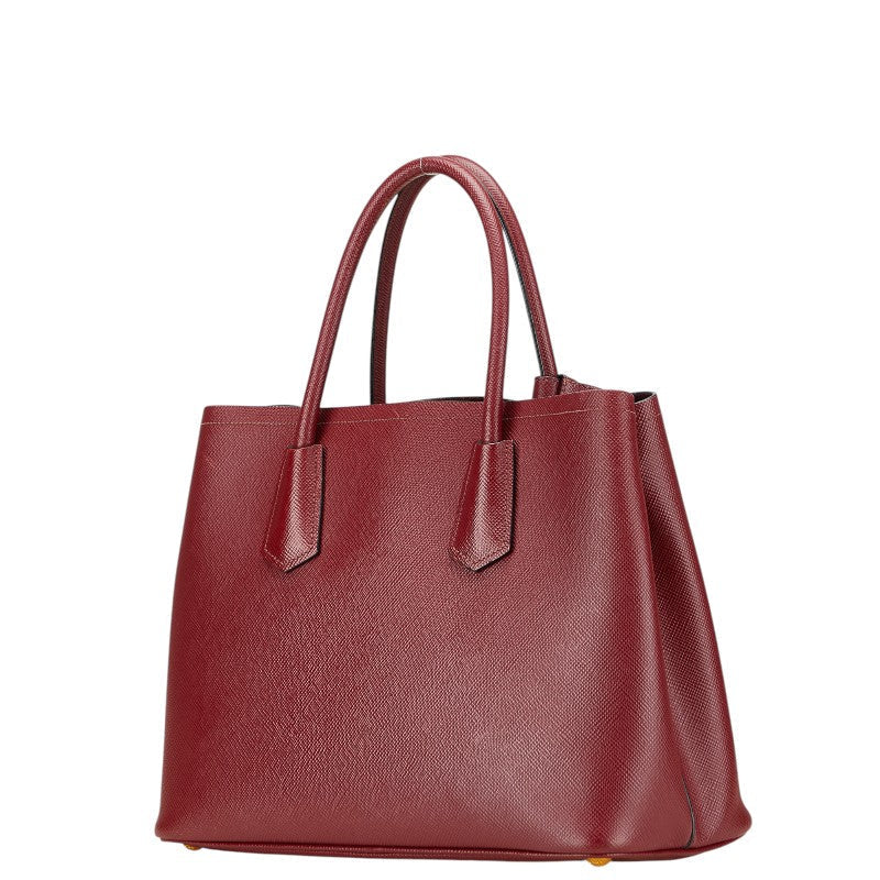 Prada Triangle Plate 2Way Bag Saffiano Logo Travel Bag Saffiano 2Way Bag