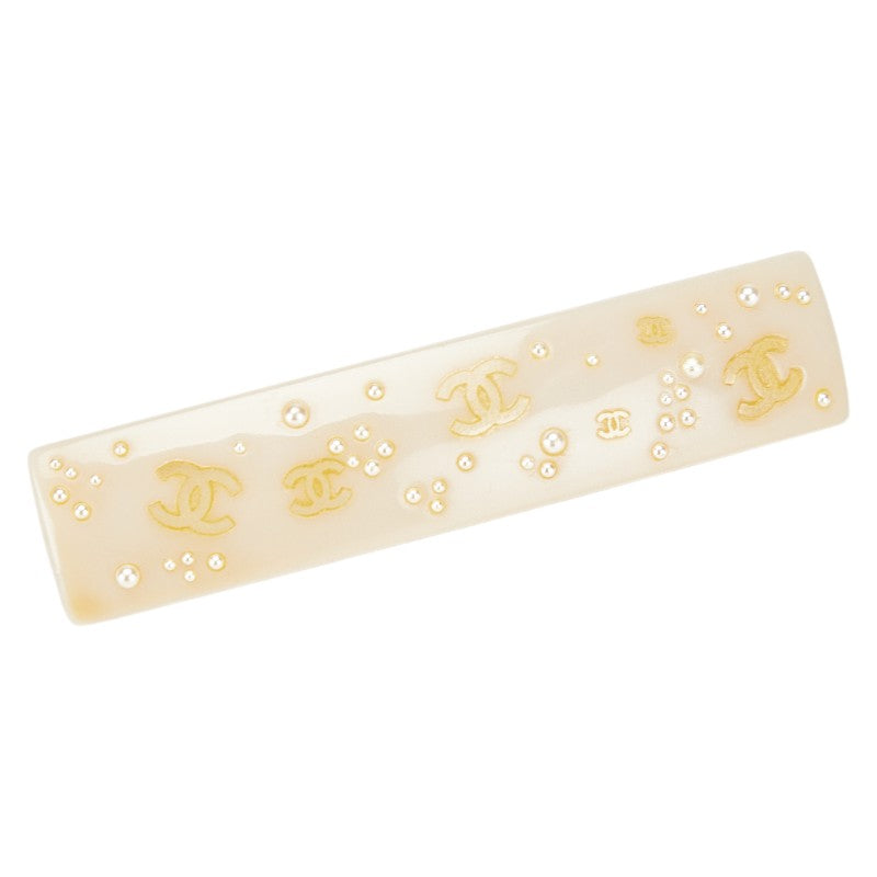 Chanel Coco Mark Pearl Barrette