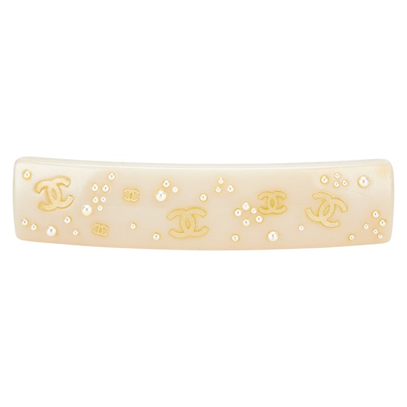 Chanel Coco Mark Pearl Barrette