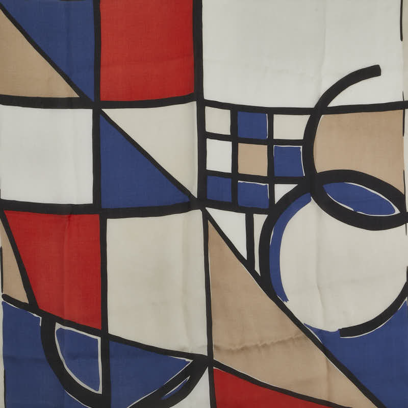 Chanel Coco Mark Silk Scarf Bag
