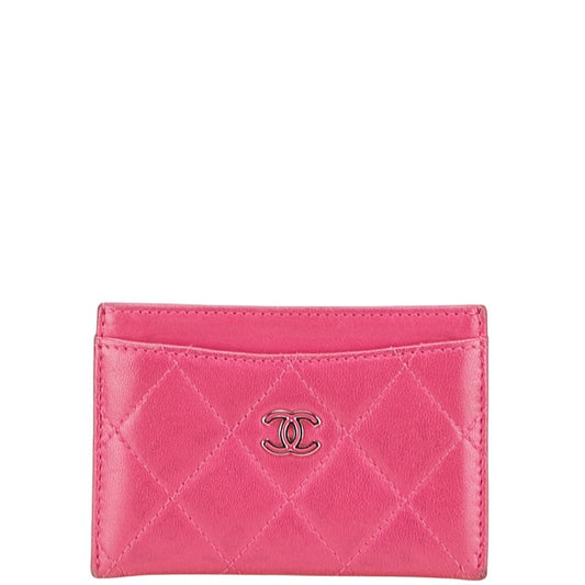 Chanel Coco Mark Matelassé Lambskin Card Case Bag