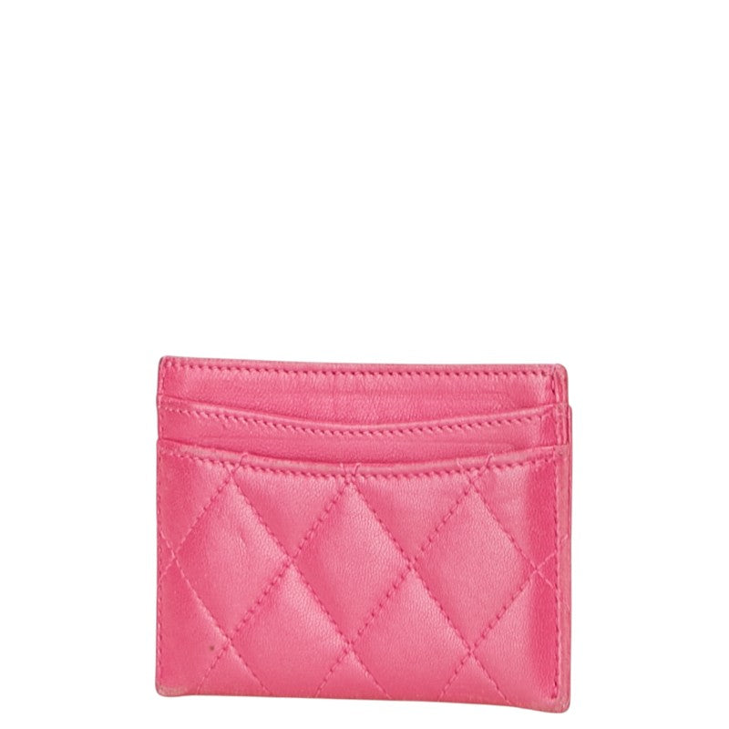 Chanel Coco Mark Matelassé Lambskin Card Case Bag