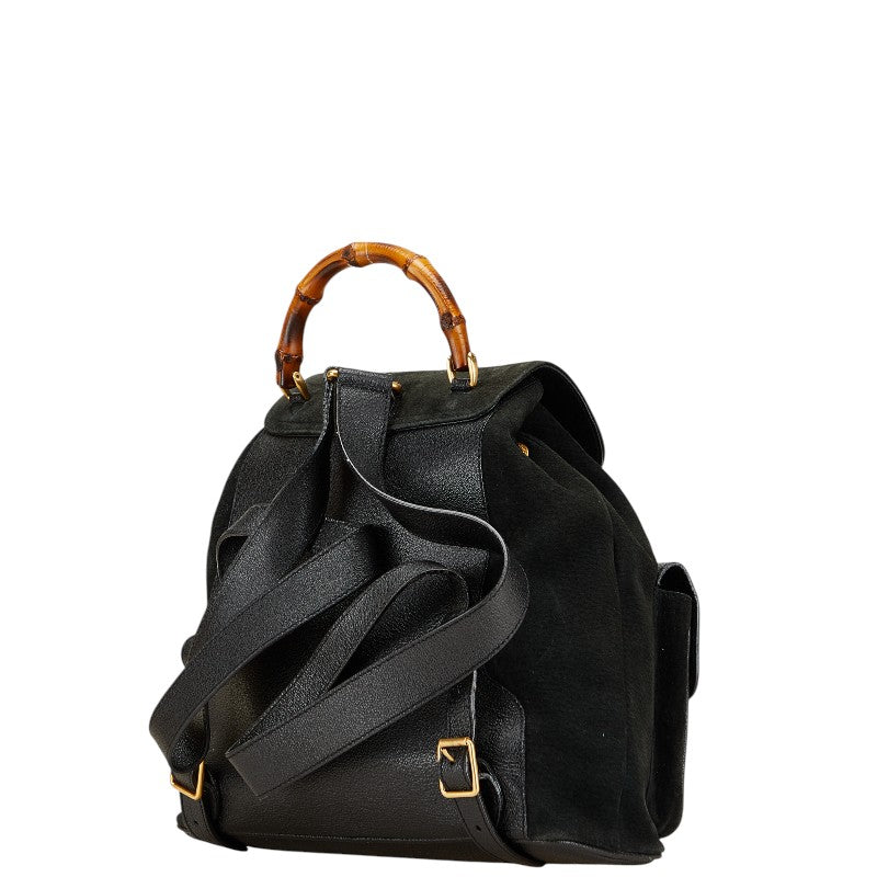 Gucci Bamboo Backpack Leather Backpack 23