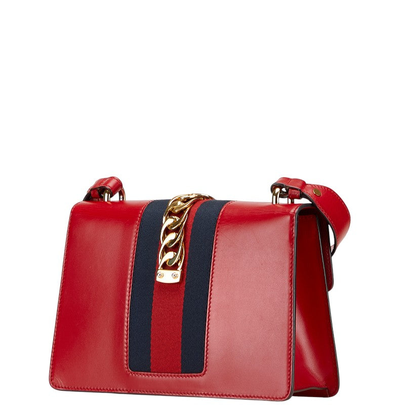 Gucci Sylvie Shoulder Bag Leather Bag 7
