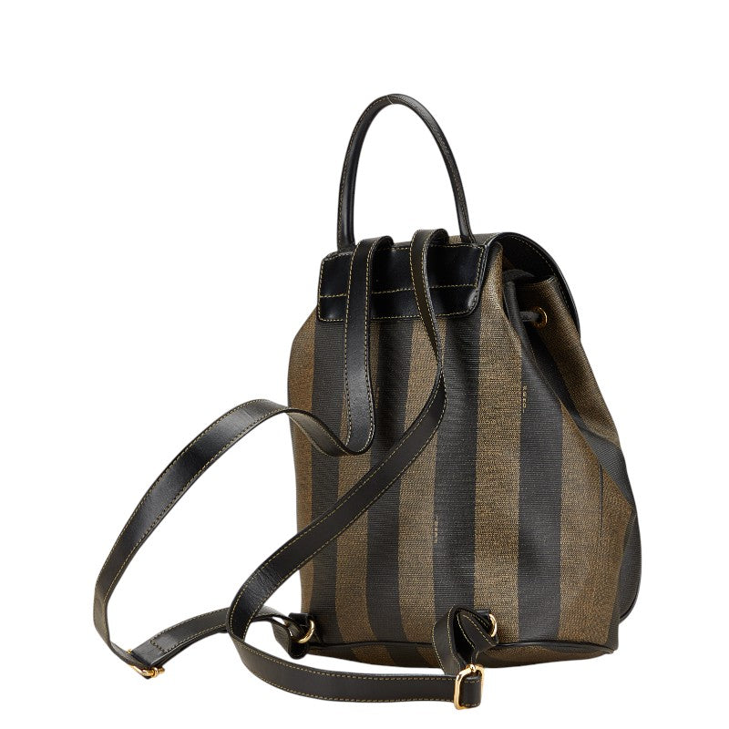 Fendi Pequin Pvc Backpack Leather