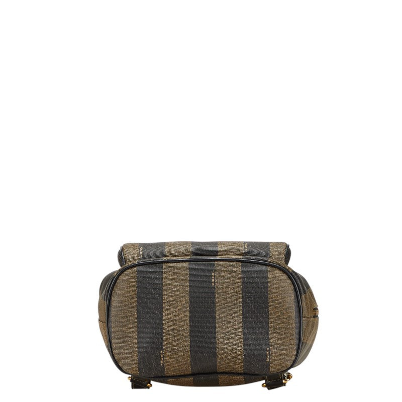 Fendi Pequin Pvc Backpack Leather