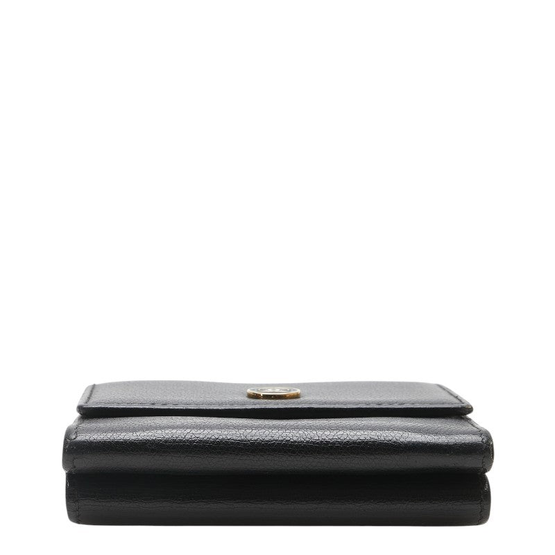 Chanel Coco Mark Leather Wallet