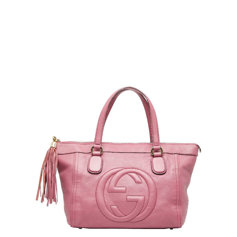 Gucci Soho Tassel Shoulder Bag Leather