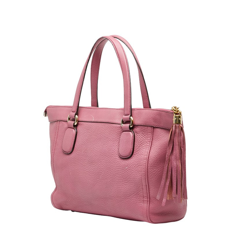 Gucci Soho Tassel Shoulder Bag Leather