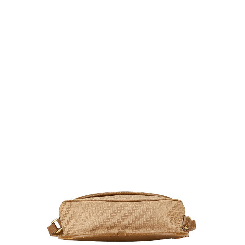 Gucci Old Shoulder Bag Leather Canvas Shoulder Bag