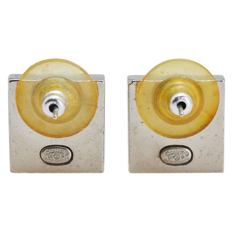 Chanel Coco Mark Square Earrings