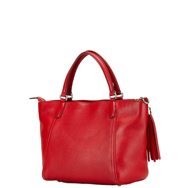 Gucci Soho 2Way Bag Leather Travel Bag Bag 7