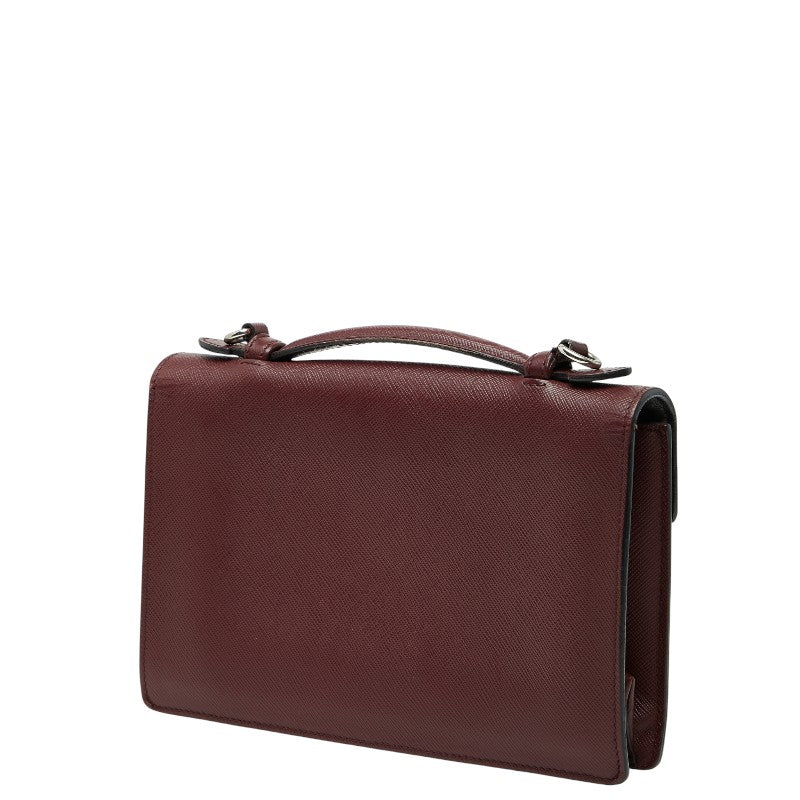 Prada 2Way Handbag Saffiano Travel Bag 2Way Handbag 8