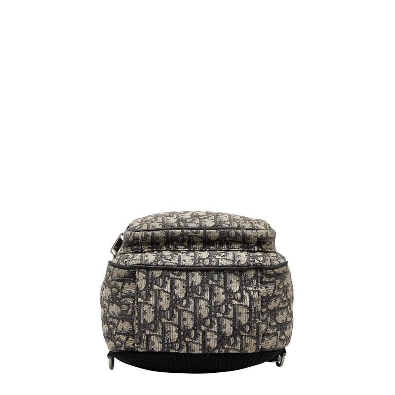 Dior Oblique Trotter Shoulder Bag Leather Canvas