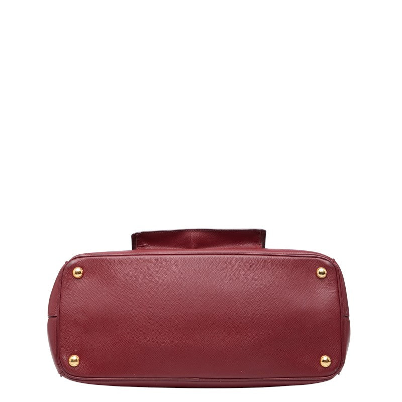 Prada 2Way Bag Leather Saffiano Travel Bag