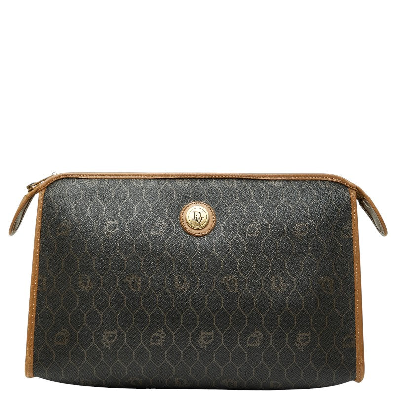 Dior Honeycomb Pvc Clutch Bag Leather