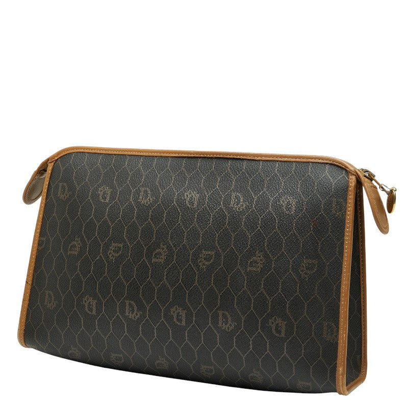 Dior Honeycomb Pvc Clutch Bag Leather