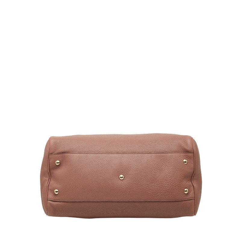 Gucci Bamboo 2Way Bag Leather Travel Bag Bag 13